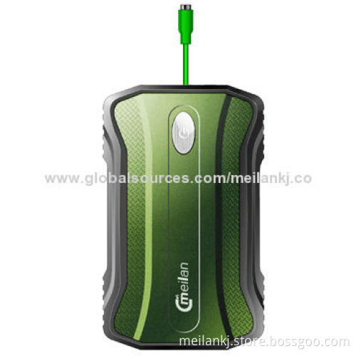 Outdoor waterproof high brightness bike light, w/1,000lm LED/smart phone power bank, SOS function